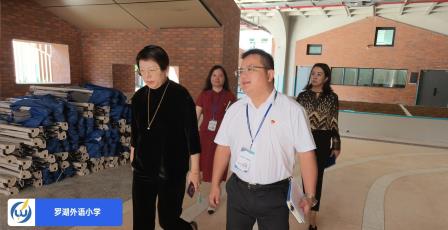 罗湖区教育局纪工委书记马莉到罗湖外语小学调研校园餐安全工作