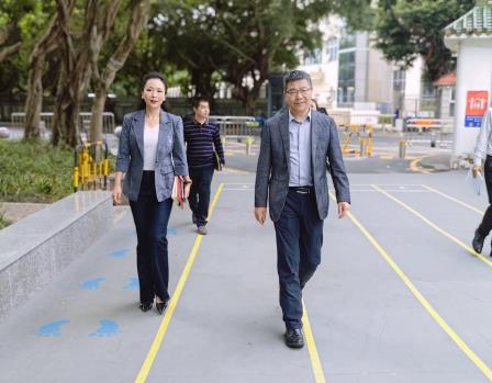 聚焦办学实效 赋能品质提升—— 罗湖区教育局局长高延勇到景园实验小学检查指导工作