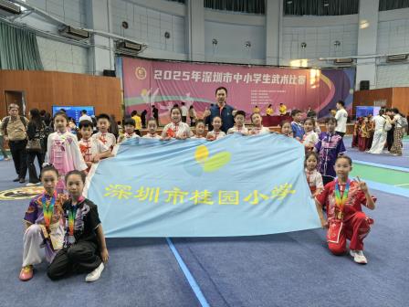 桂园小学武术队获市赛第二名佳绩
