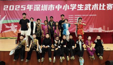捷报频传获佳绩！2025年深圳市中小学生武术比赛落幕，大望学子成绩喜人！