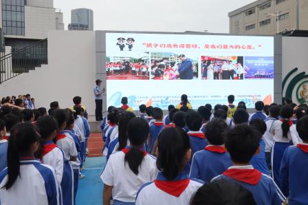 草埔小学邀请警官进校园开展反欺凌专题宣讲活动