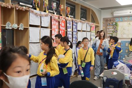 香港天主教石钟山纪念小学师生走进罗湖外语小学