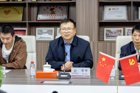 政协领导来访，共话教育发展  —— 陆丰政协主席胡军一行来我校考察指导工作