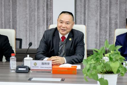 政协领导来访，共话教育发展  —— 陆丰政协主席胡军一行来我校考察指导工作