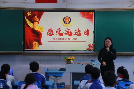 学宪崇法守初心，法治精神护成长——罗芳小学举行宪法宣传周启动仪式