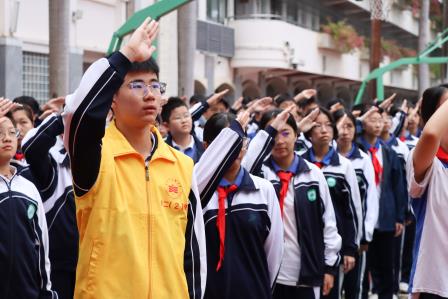 逐风奔跑，为团队闪耀 ——翠园文锦中学召开第二十四届体育文化节暨第41届田径运动会动员仪式