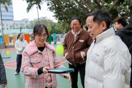 以体育凝聚合力 以健康赋能教育|罗湖外语实验学校首届“撷芳杯”教职工匹克球团体赛隆重开幕