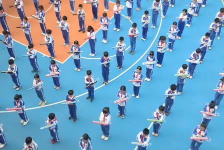 琴韵悠扬 喜迎新年——景园实验小学开展全员口风琴齐奏迎新年活动