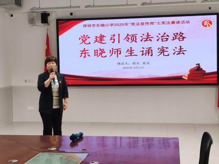 宪法护航成长   法治点亮未来——东晓小学2025年宪法宣传周活动圆满举行