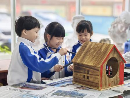 美育一件事｜巧手绘校园——罗芳小学艺术节系列活动精彩纷呈