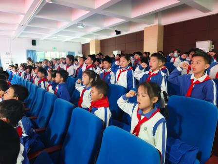 强国复兴有我，争做新时代好少年——北斗小学举行2024级第二批新队员入队仪式
