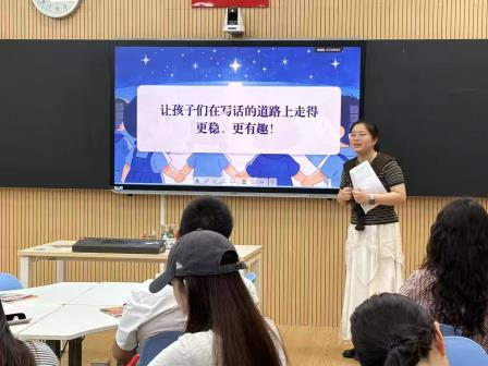 “精品课程年”第三讲：驻校专家邝建军开展习作常态课专题讲座