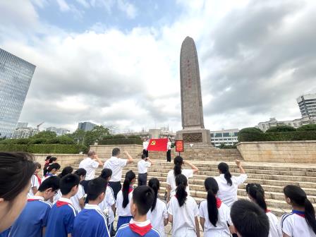 深圳市罗湖区文德学校开展清明祭英烈主题活动