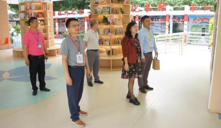 区教育局第四责任督学莅临深圳市南湖小学开展专项督查
