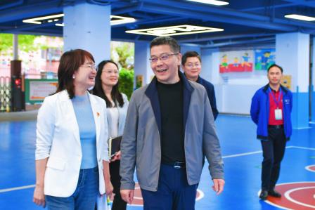 细抓实备迎开学，凝心聚力启新程——罗湖区教育局领导到景贝小学开展2026年春季开学检查工作
