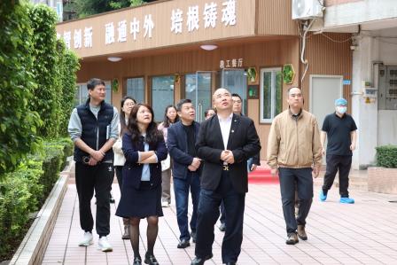 一马当先喜迎新，笃行护航绘新篇——太白实验学校迎接区教育局春季学期开学专项检查