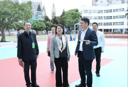 开学检查暖校园，精准指导促提升——罗湖区教育局副局长陈亚桥一行到龙创实验学校检查指导