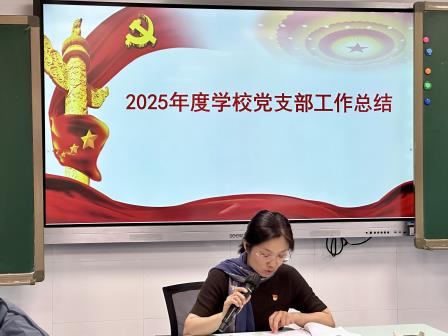 罗湖小学党支部开展2025年度组织生活会和民主评议党员工作
