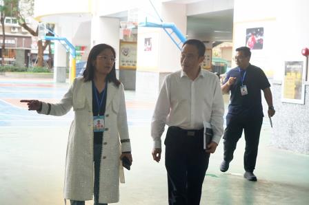 马年启新程 护航谱新篇——深圳市罗湖小学迎接区教育局春季学期开学专项检查