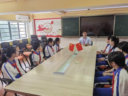 第四责任区督学赴侨香实验学校开展党建与学生欺凌防治专项督导