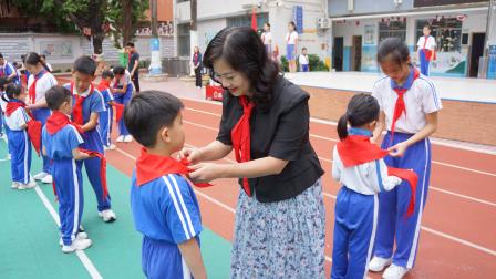 红领巾映照童心梦，新征程共赴新未来 ——深圳市南湖小学 2026 年新队员入队仪式圆满举行