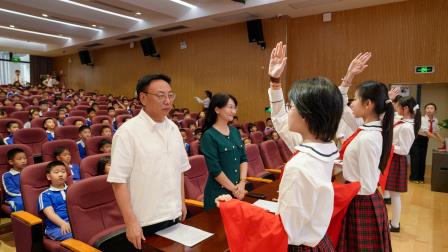 强国少年，时刻准备着——记深圳市翠北实验小学2025级新队员入队仪式