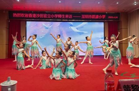 深港少年手牵手 同心共筑友谊桥 —— 碧波小学与香港沙田官立小学开展首次校际交流活动