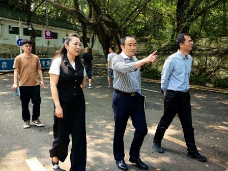 精准把脉明方向 凝心聚力促提升——罗湖区教育局莅临我校调研指导