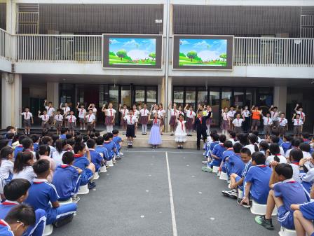 劳润童心，动创美好 —— 深圳市翠北实验小学主题升旗仪式（第九周）