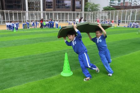 罗湖外语小学第五届体育节暨首届“纯真杯”篮球赛火热进行