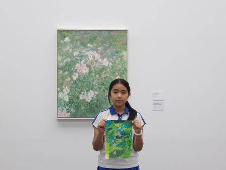 美育一件事｜行走美术馆——罗芳小学师生沉浸式参观何多苓艺术展，感悟诗意与临摹之美
