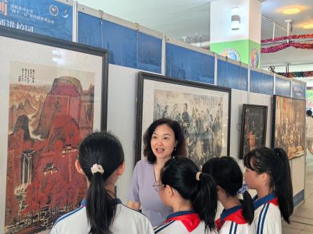 美育童心，艺启新程：一场与名画的“零距离”对话 ——深圳市东昌小学举行“百幅名画名家名师进校园”活动