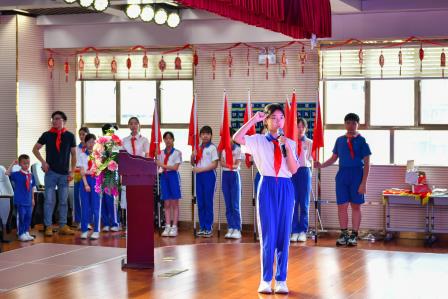 强国复兴有我，争做新时代好队员——深圳市景贝小学新队员入队仪式圆满举行