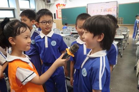 罗湖外语小学迎来昊德宸中心幼儿园萌娃探校