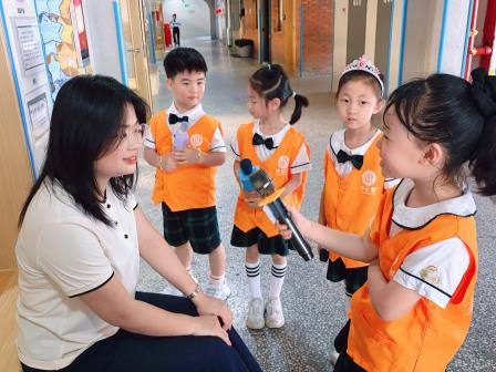 罗湖外语小学迎来昊德宸中心幼儿园萌娃探校
