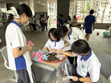 流动美术馆绽校园，凸面镜上绘青春——翠园文锦中学举办第三十五届校园文化艺术节之“画开”创艺活动