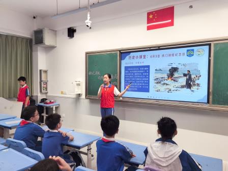 铭记历史，远离伪装毒品 东晓实验学校开展禁毒宣传志愿宣讲活动