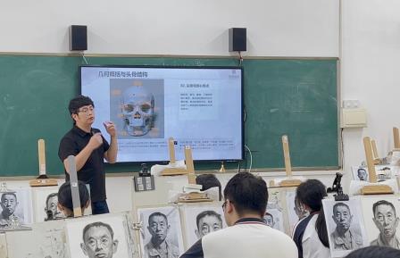 帮扶送教齐共进——深北莫基础教育集团晏清首席美术名师工作室赴碣石中学开展美育送教活动