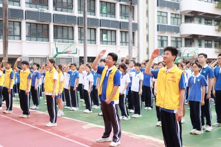 红心向党，砥砺前行——翠园文锦中学举行爱党爱国主题教育