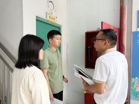 深圳市笋岗小学迎接新学期开学工作检查