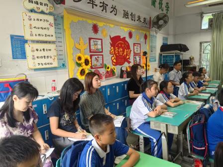 智研对话创课堂，数智赋能启新程——罗湖区中小学“百人听千课”视导行动走进碧波小学