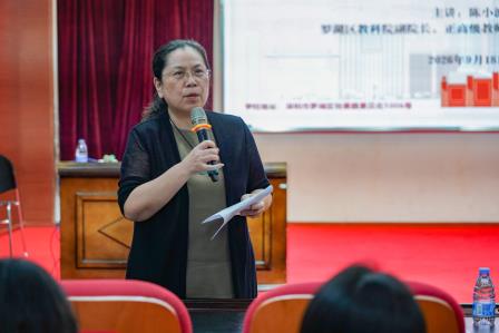 重构学习逻辑，强化思维可视 | 陈小波副院长到翠园初级中学开展“N+1”与“问写说”专题培训