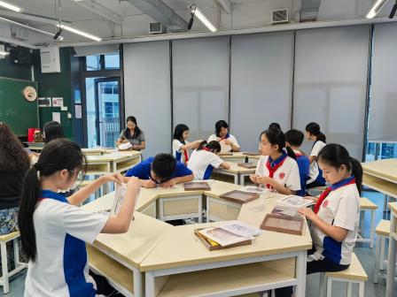 指尖品非遗 匠心润校园——深圳市红桂中学迎中秋非遗手工体验课顺利开展