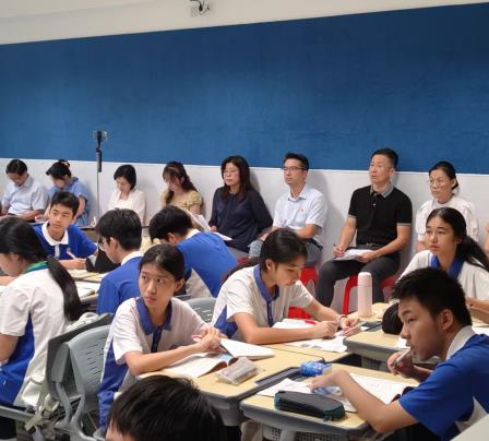 百人听千课松泉绘新质 AI融课堂智创启未来--深圳市松泉实验学校迎来罗湖区教科院“百人听千课”视导活动
