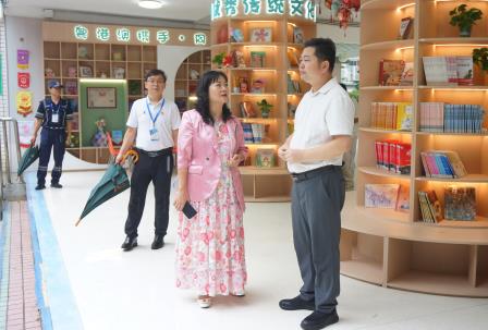 压实开学保障责任 筑牢校园安全防线 ——南湖小学迎来区教育局开学工作专项检查组检查