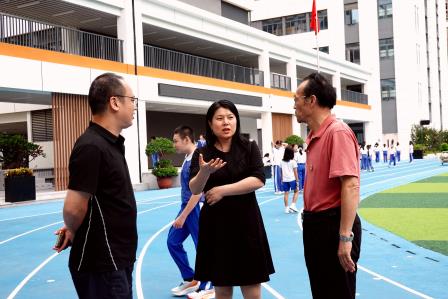 督导赋能新学期 平安护航新征程——布心小学顺利完成区教育局开学检查迎检工作