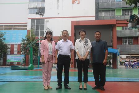 罗湖区教育局领导到深圳市人民小学开展开学工作专项检查