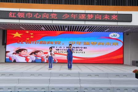 红领巾心向党 少年逐梦向未来—— 布心小学开展建队日主题升旗仪式